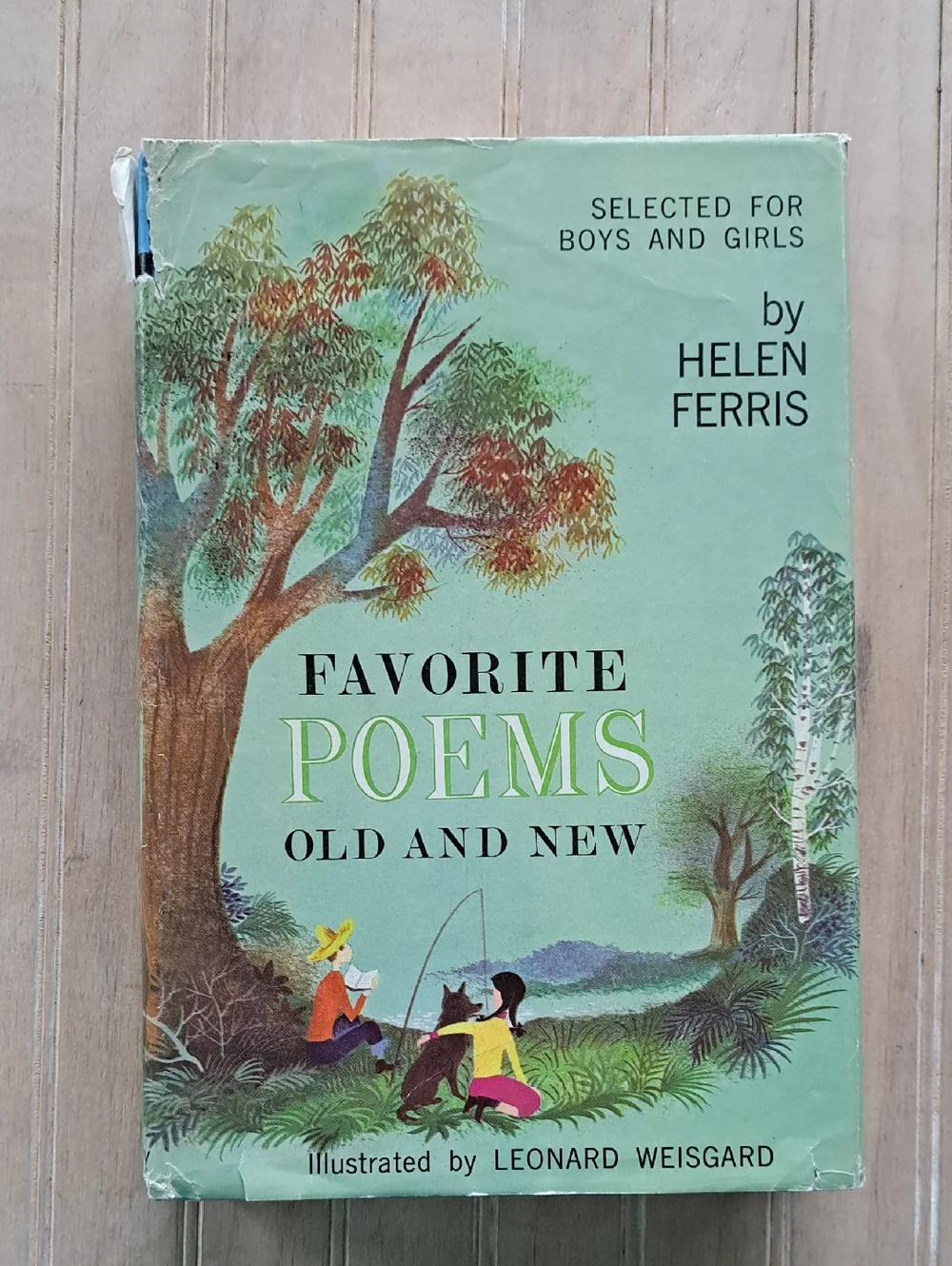 Vintage Favorite Poems Old and New Helen Ferris HC Dust Jacket Illustrated